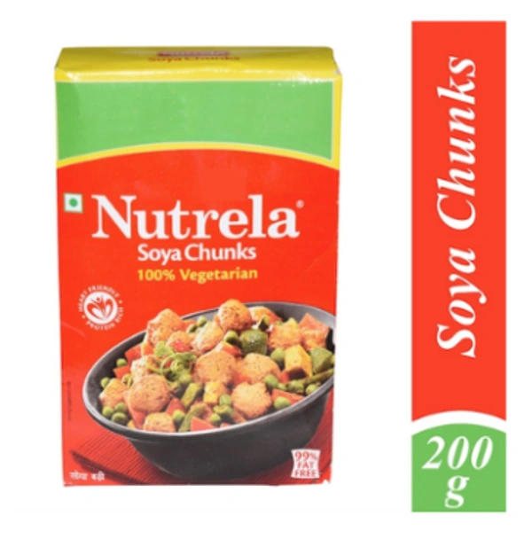 NUTRELA  SOYA CHUNKS  - 200 GM